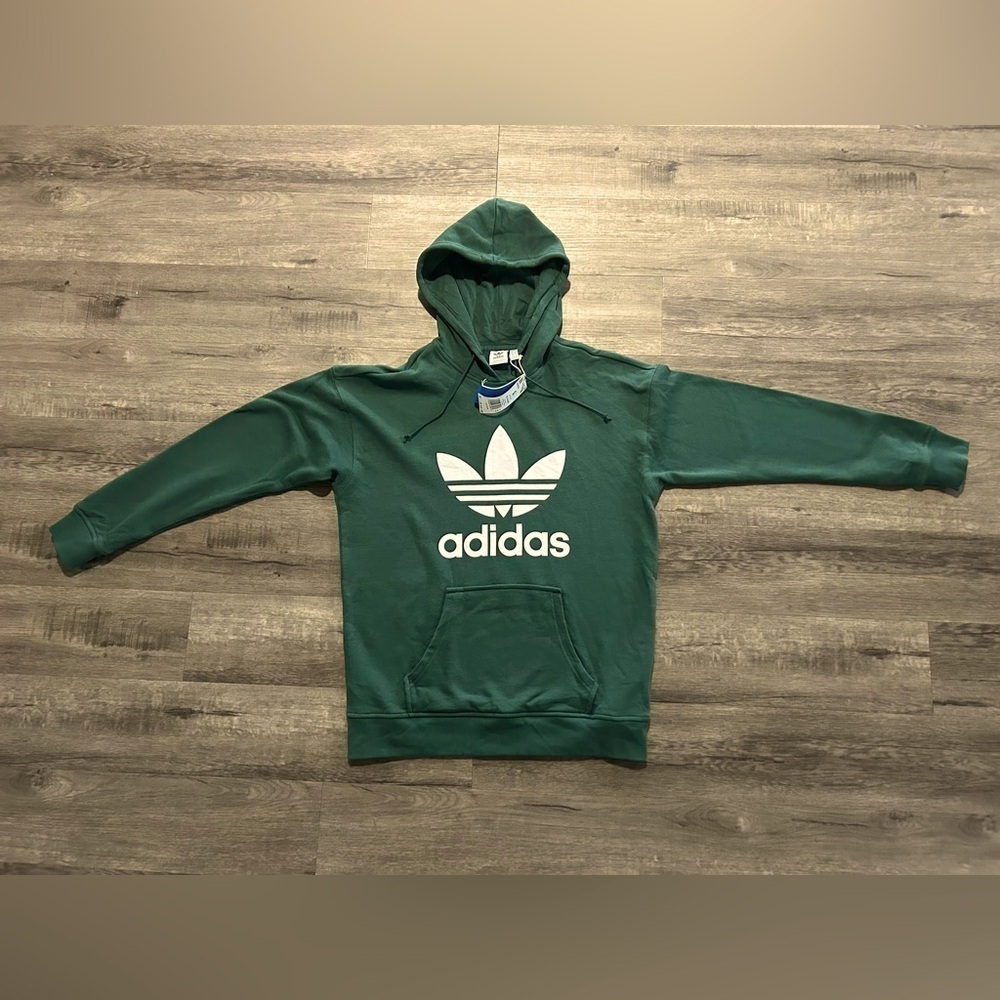 NWT Men’s Adidas Green Hoodie S